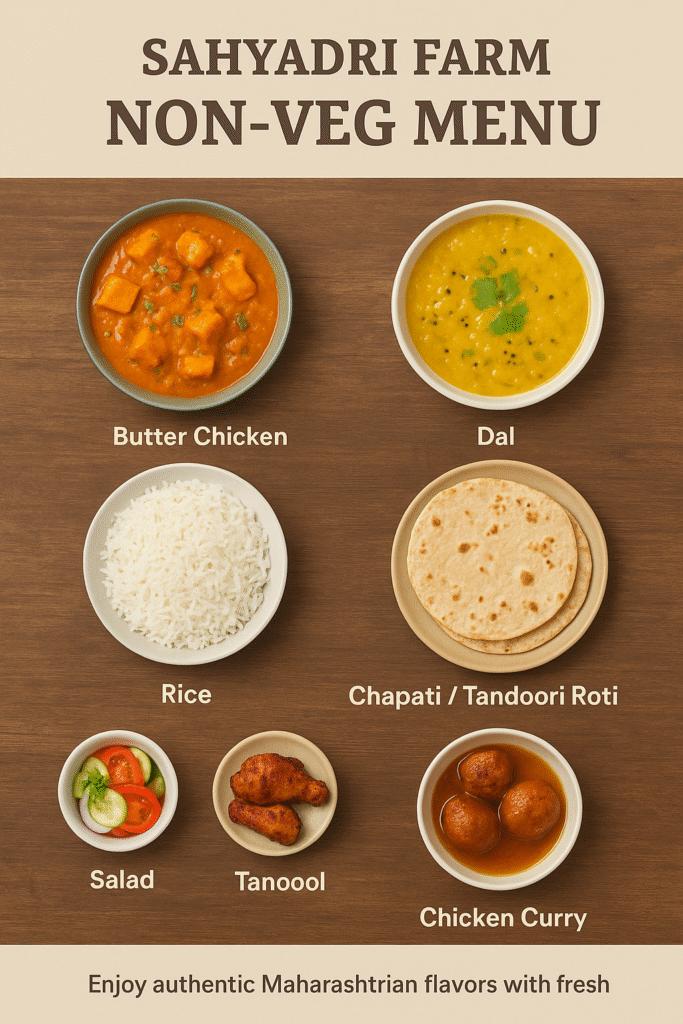 Sahyadri Farm Karjat Veg menu